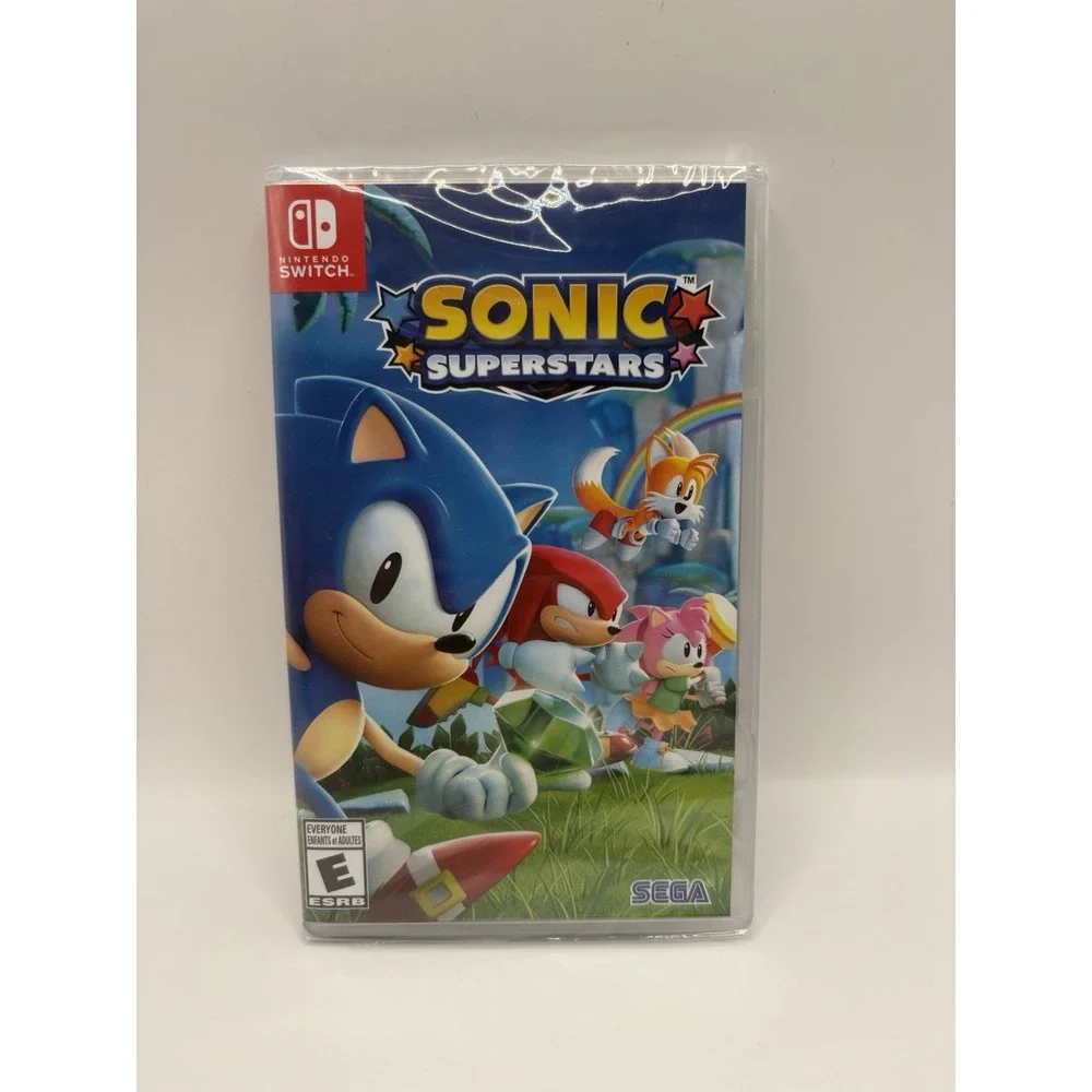 Sonic Superstars Nintendo Switch Sealed Sega 2023 Sonic Team Rated E Knuckles